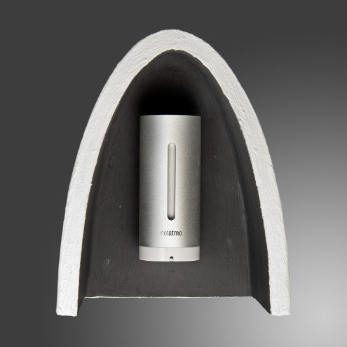 Produktfoto: Sensorhäuschen mit Sensor darin.